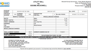 Attention Oddibe McDowell: Your Water Bill Is Past Due